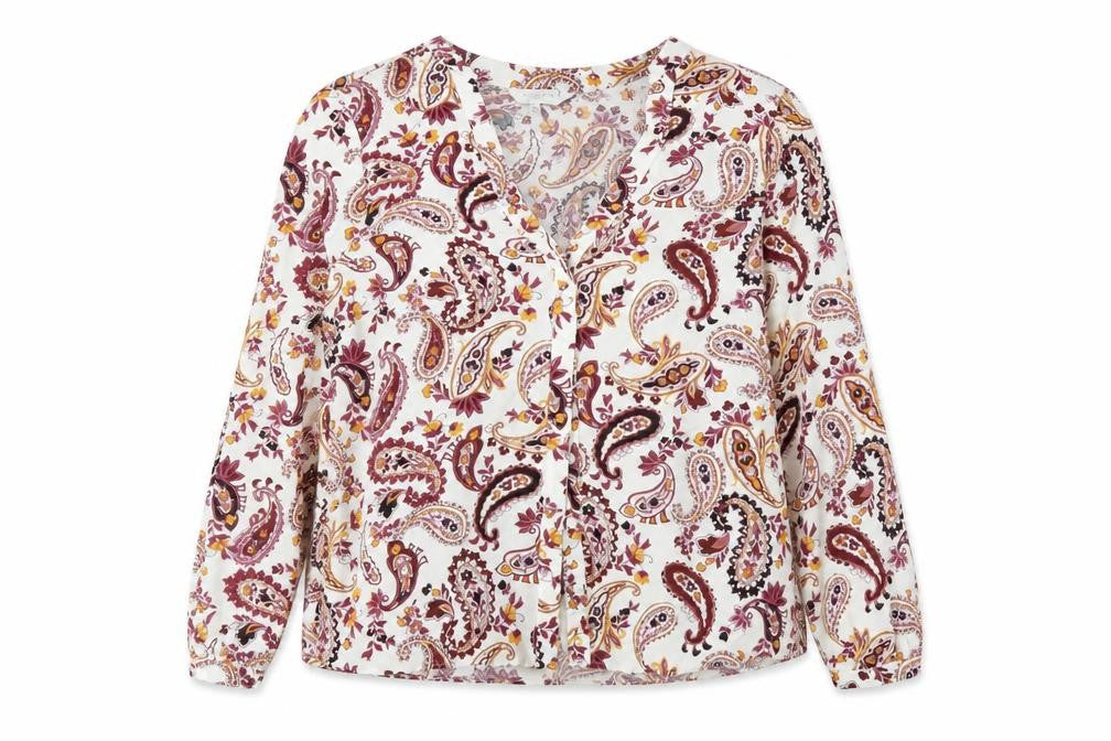 Front view of Principles Women Multicoloured Paisley Blouse, size 12
