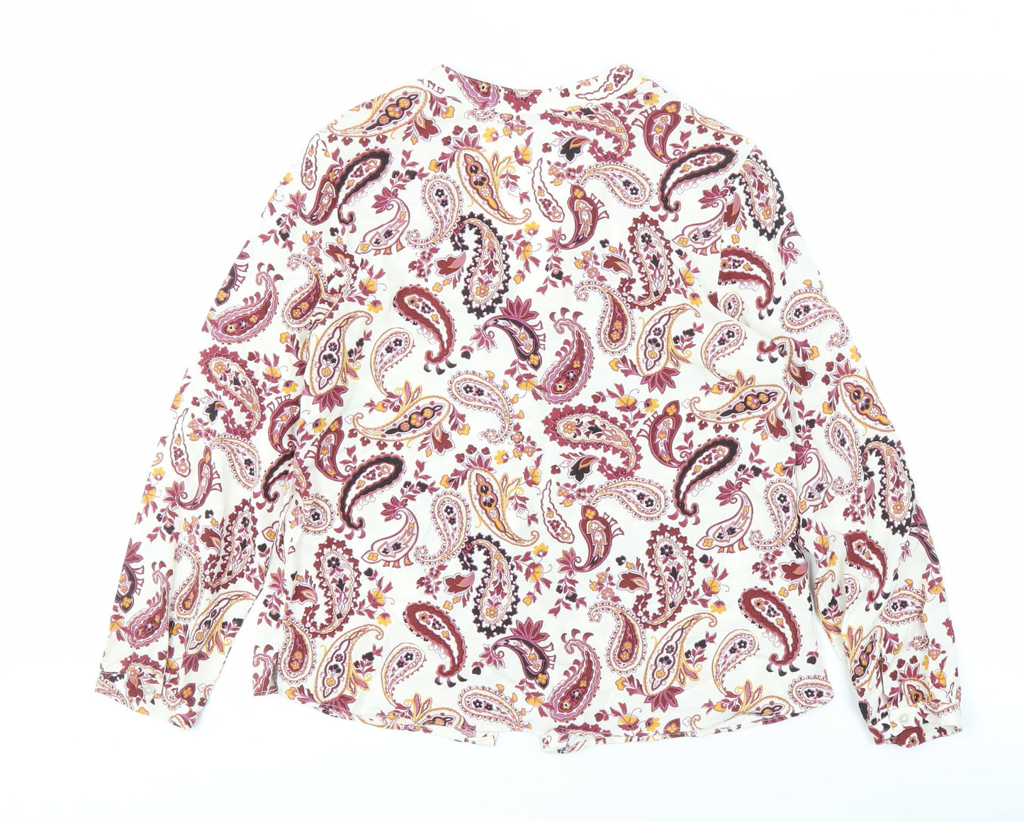 Principles Women Multicoloured Paisley Blouse Size 12