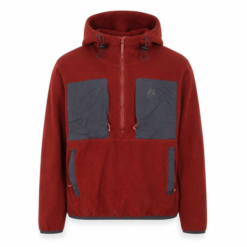 Ayacucho Men's Red Fleece Pullover Hoodie M