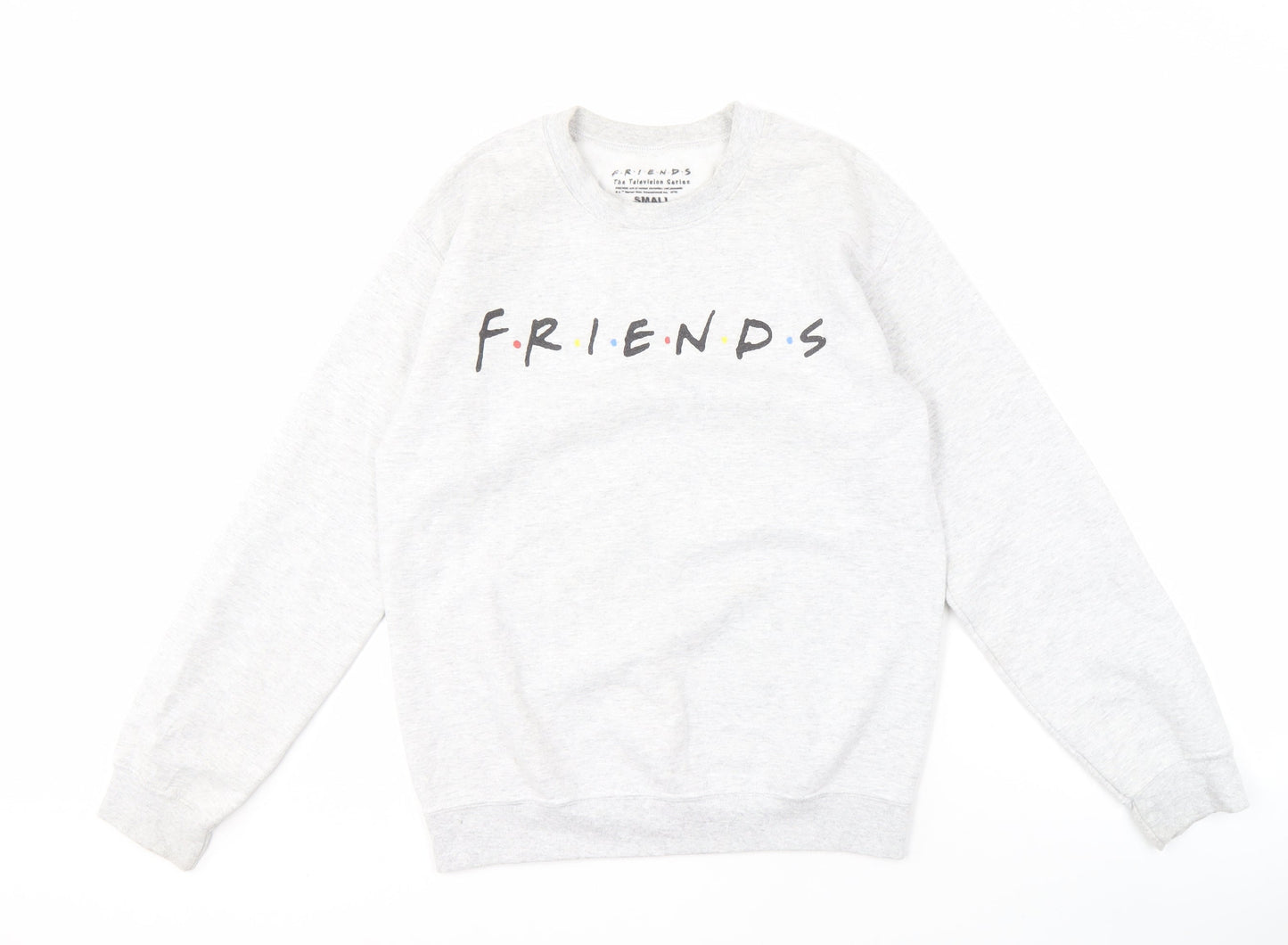 Friends Grey Small Pullover Sweatshirt for Unisex Adults