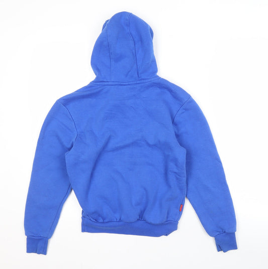 Slazenger Boys Blue Pullover Hoodie 7-8 Years Hooded Casual