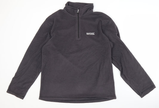 Regatta Men's Black Pullover Fleece Sweatshirt Size L