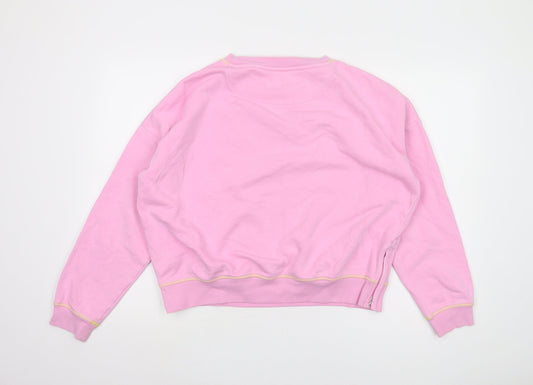 Marks and Spencer Girls Pink Pullover Sweatshirt 15-16Y