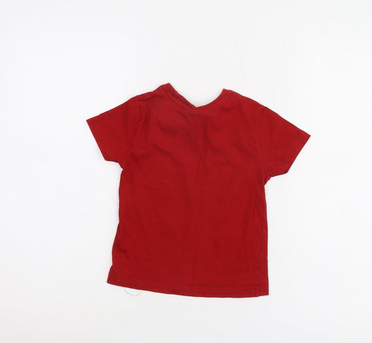 Marvel Boys Red T-Shirt 2-3 Years Spider-Man Graphic