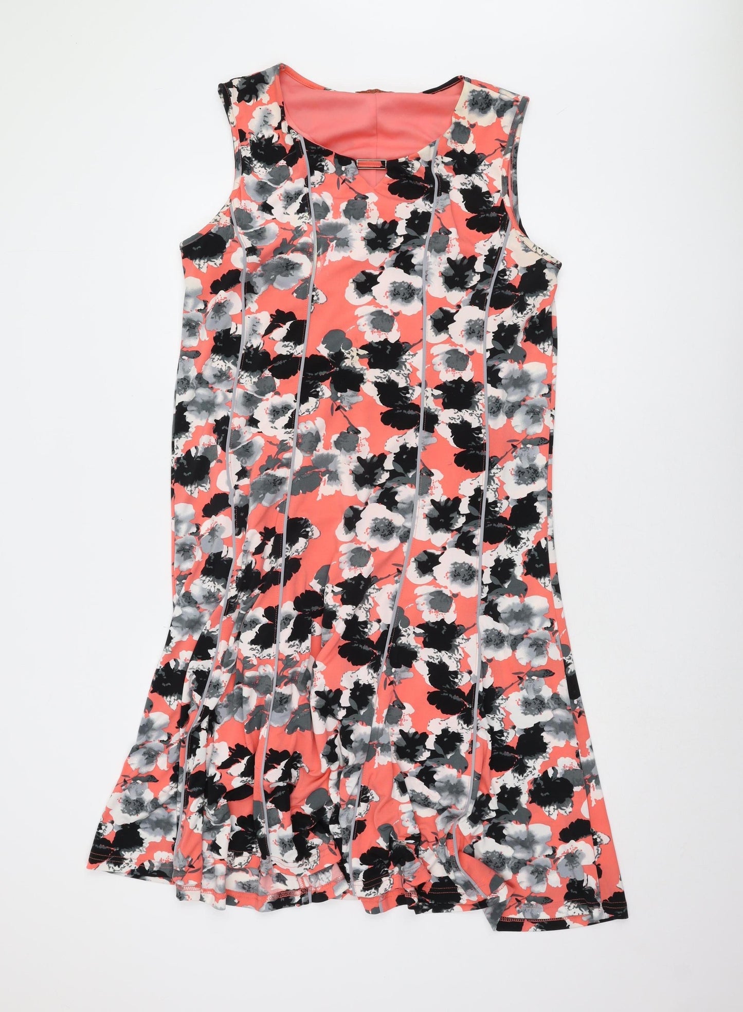 Anna Rose Women's Floral Sleeveless Dress, Size 14, Multicoloured