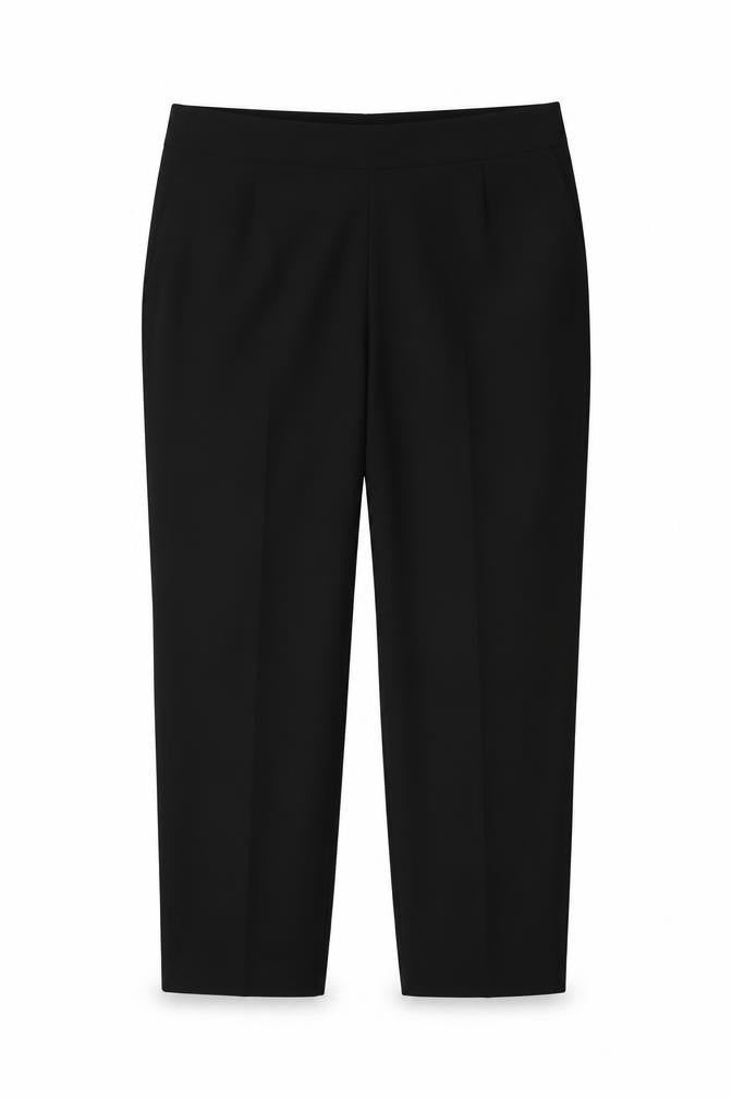 Marks and Spencer Black Polyester Women's Trousers Size 16