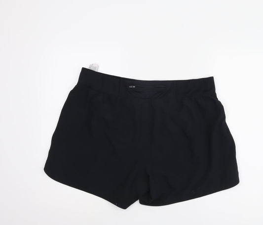 Under Armour Black 2XL Active Shorts for Unisex