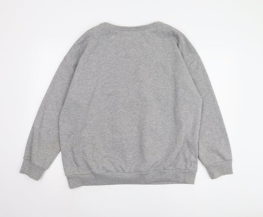 Coca-Cola Unisex Grey XL Christmas Sweatshirt