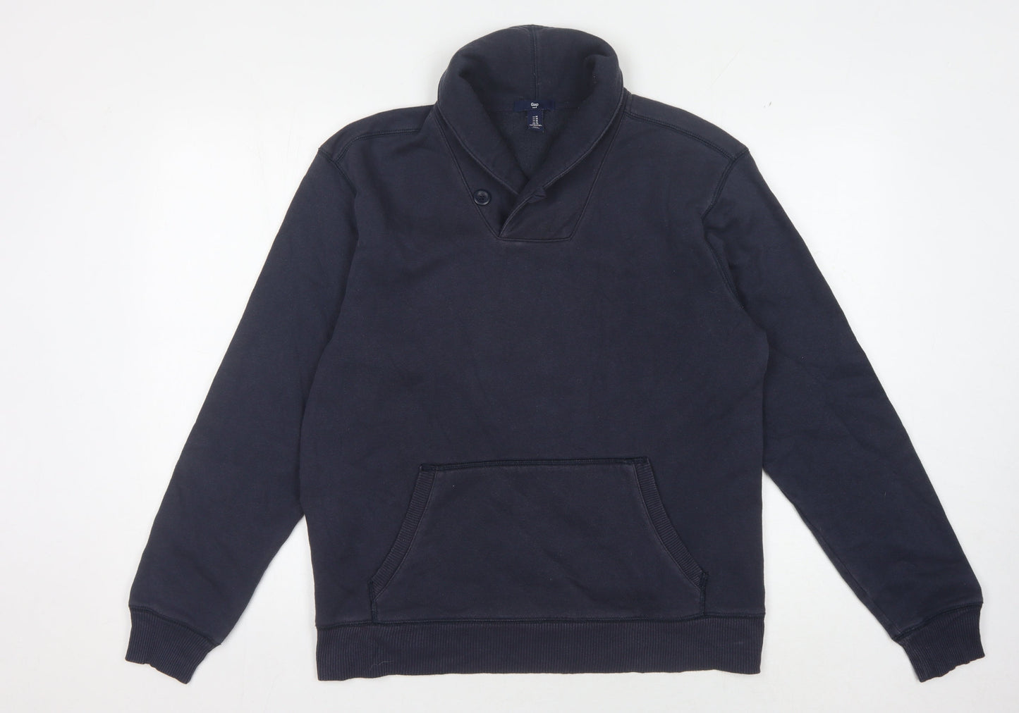 Gap Men's Blue Pullover Sweatshirt M High Neck