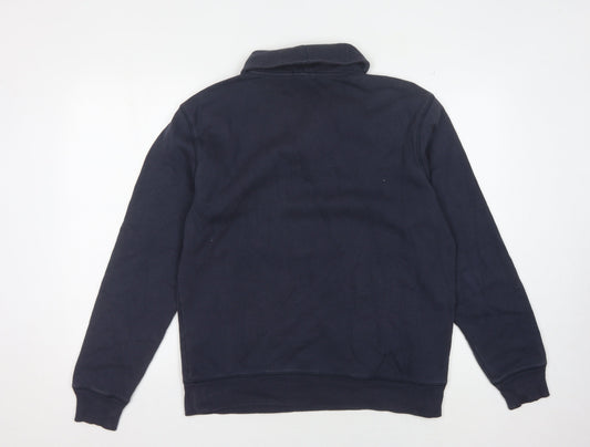 Gap Men's Blue Pullover Sweatshirt M High Neck