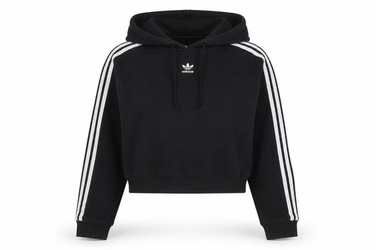 Womens UK 8 Regular adidas Black Pullover Hoodie