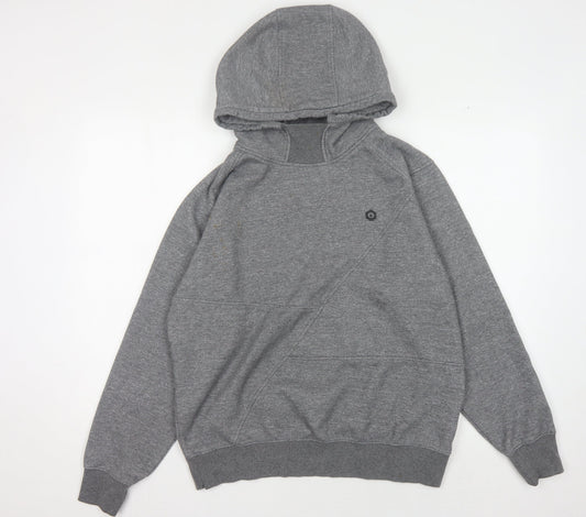Jack & Jones Men's Grey Pullover Hoodie L