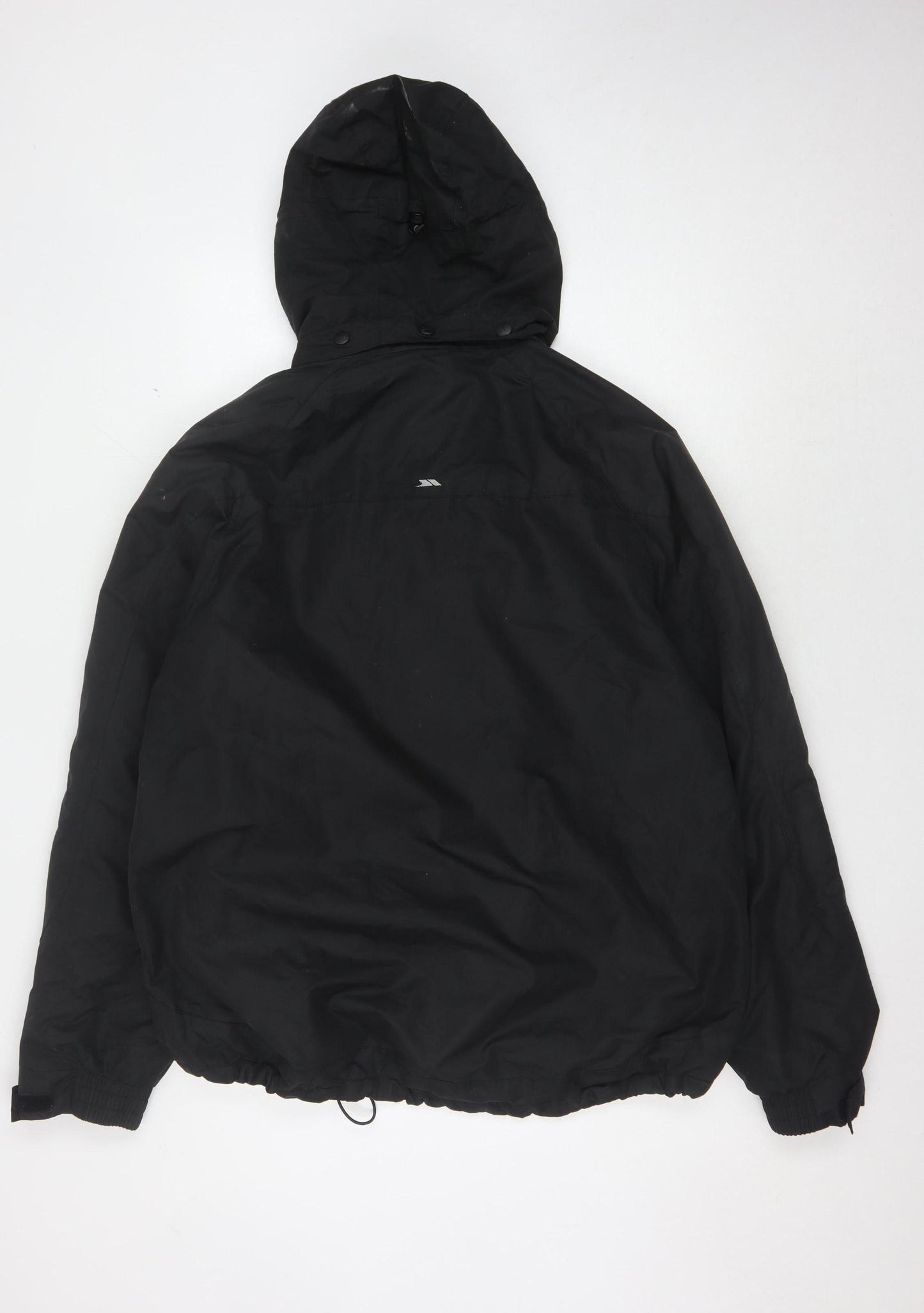 Trespass Men's Black Hooded Puffer Jacket L