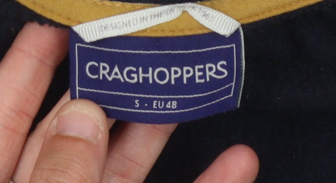 Craghoppers Men's Blue S Puffer Jacket, Full Zip Casual