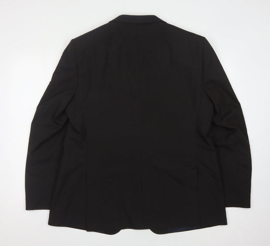 Marks & Spencer Black Men's Medium Regular Fit Blazer