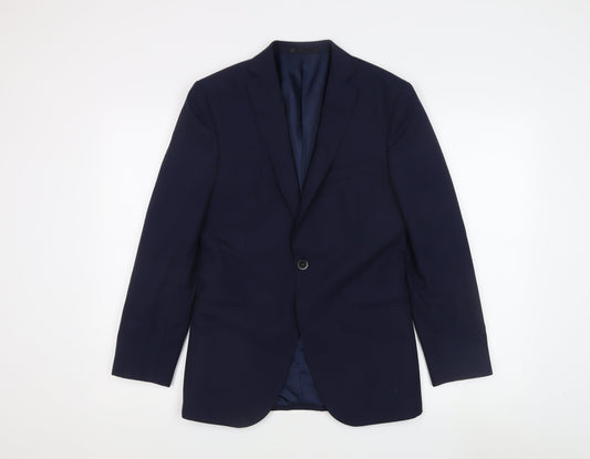 T.M.Lewin Men's Blue 36R Blazer Jacket