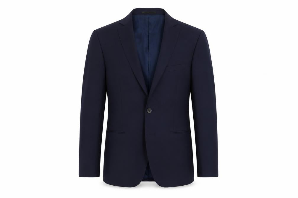 Mens 36 Chest Regular T.M.Lewin Blue Two-Button Blazer