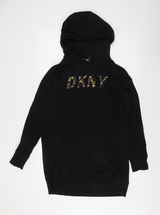 DKNY Women’s Black Pullover Hoodie Size Medium