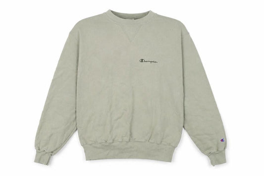 Mens UK M Regular Champion Green Pullover Sweatshirt