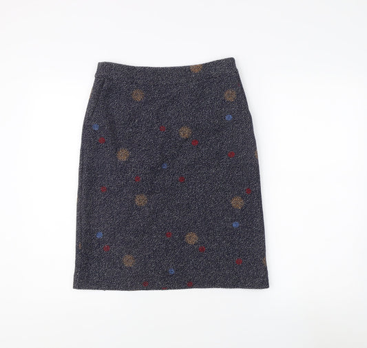 White Stuff Women's Polka Dot Pencil Skirt Size 6
