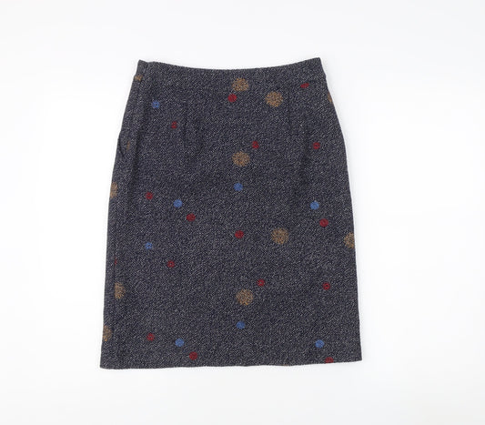White Stuff Women's Polka Dot Pencil Skirt Size 6
