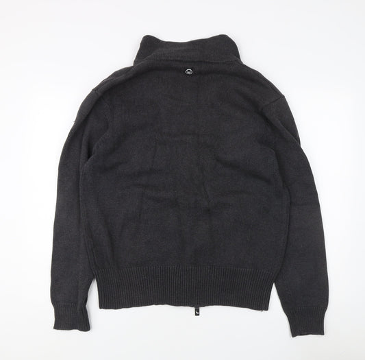 Duck and Cover Men's Black XL Military Jacket