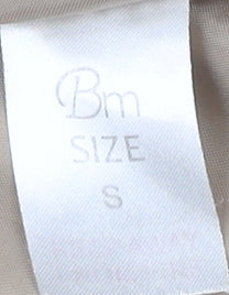 Bm Women's Beige Mid-Length Jacket, S, Casual