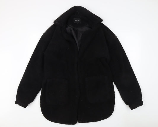 Brave Soul Black Women's Mid-Length Coat Size S
