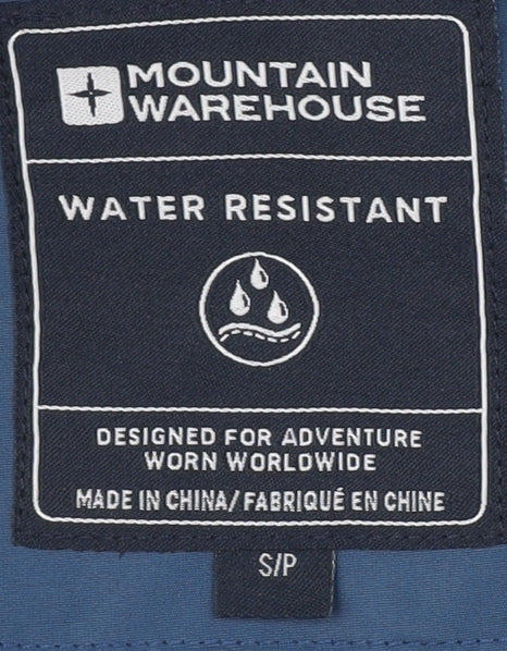 Mountain Warehouse Men's Blue Windbreaker Jacket S