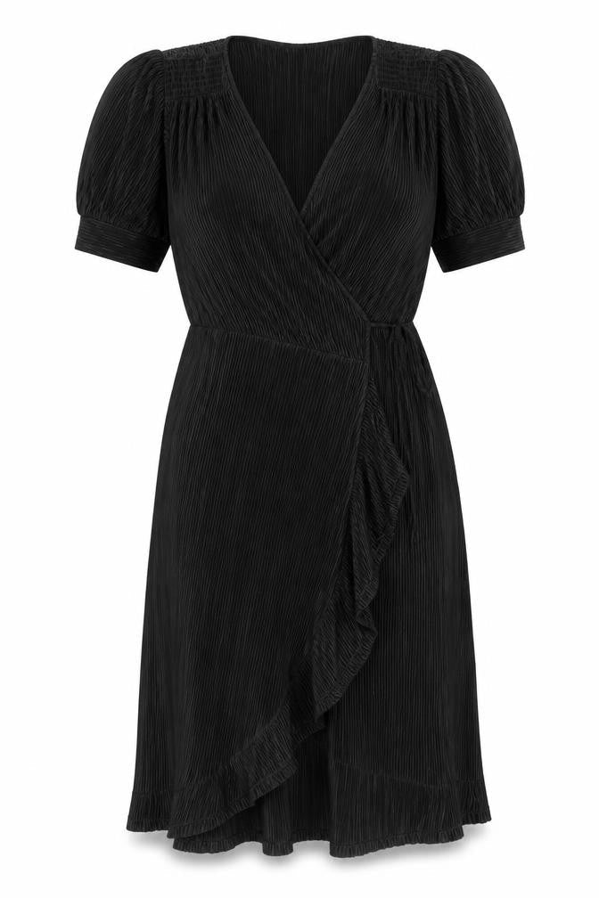 Very Women's Black Dress, Size 14, Woven Fabric