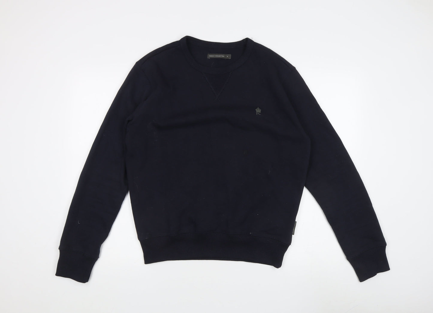 French Connection Men’s Black S Pullover Sweatshirt