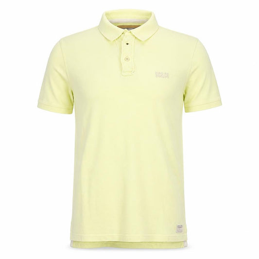SC&Co Men's Yellow Polo Shirt Large Cotton