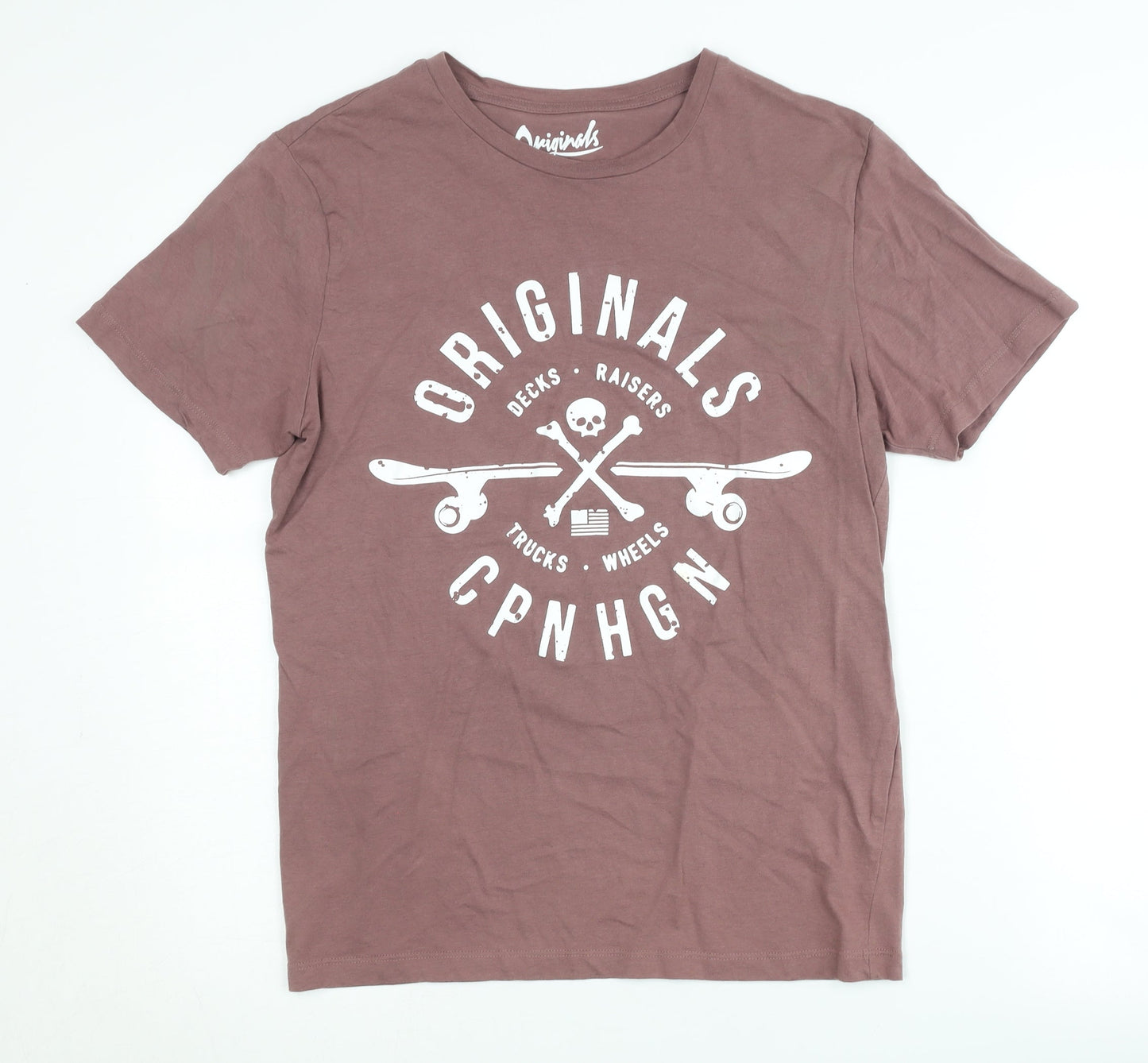 Jack & Jones Men's XS Red Graphic T-Shirt