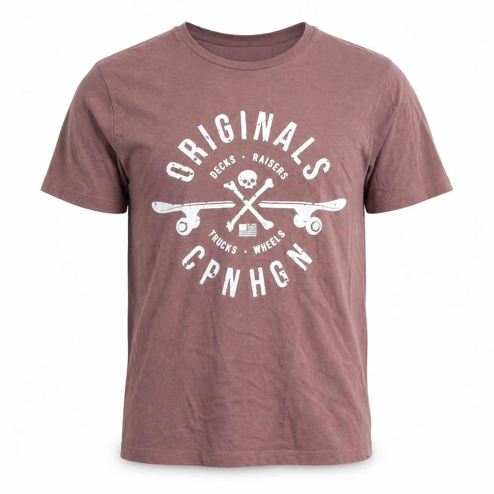 Mens UK Size XS JACK & JONES Red  Cotton T-Shirt