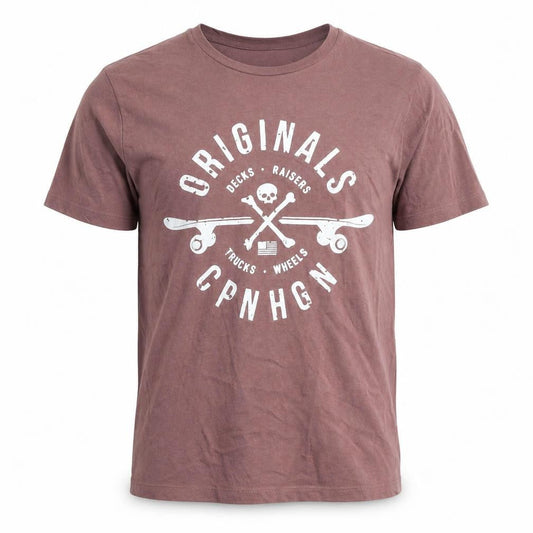 Mens UK Size XS JACK & JONES Red  Cotton T-Shirt