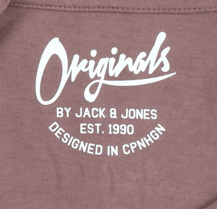 Jack & Jones Men's XS Red Graphic T-Shirt