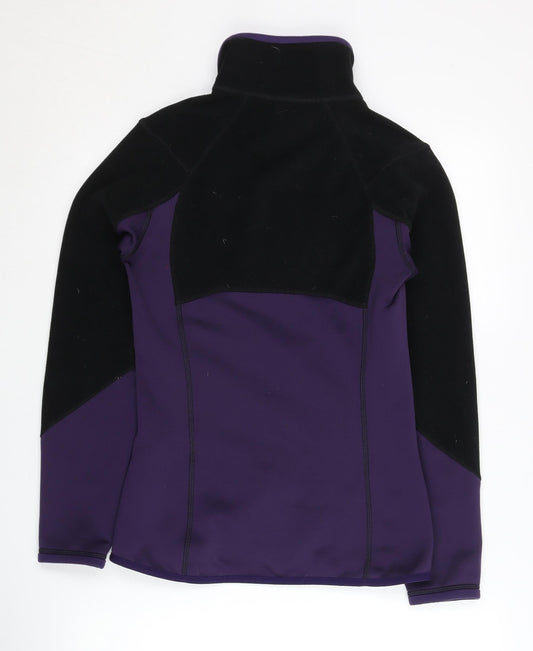 Patagonia Women's XS Black & Purple Fleece Jacket