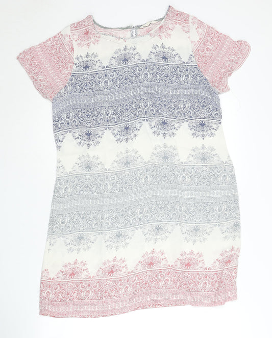 White Stuff Women’s Multicoloured Shift Dress Size 14