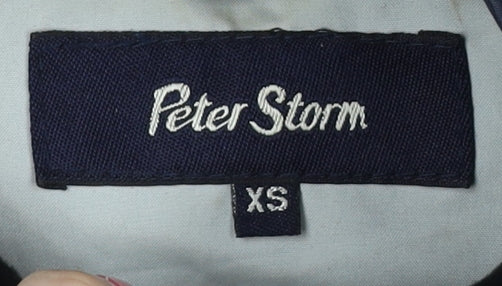 Peter Storm Men's XS Blue Rain Coat Jacket