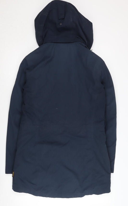 Jack Wolfskin Women's Blue Parka Jacket Size 8/10