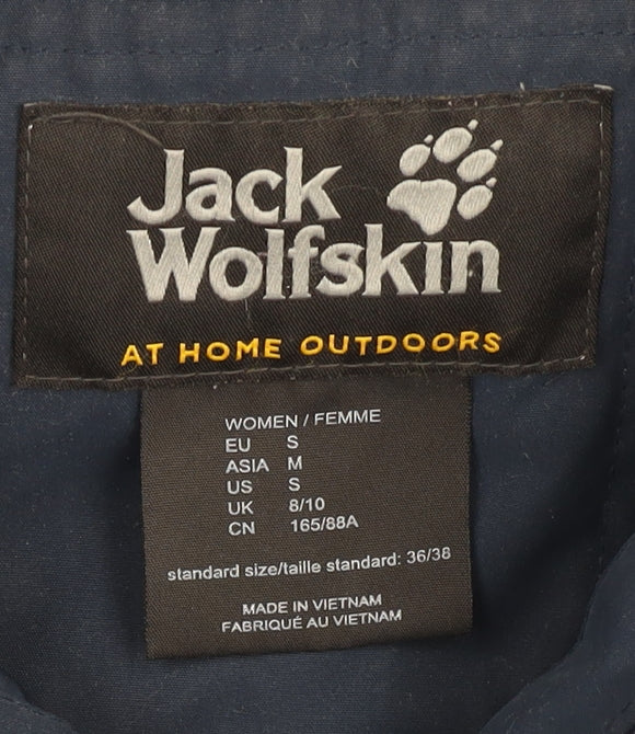 Jack Wolfskin Women's Blue Parka Jacket Size 8/10