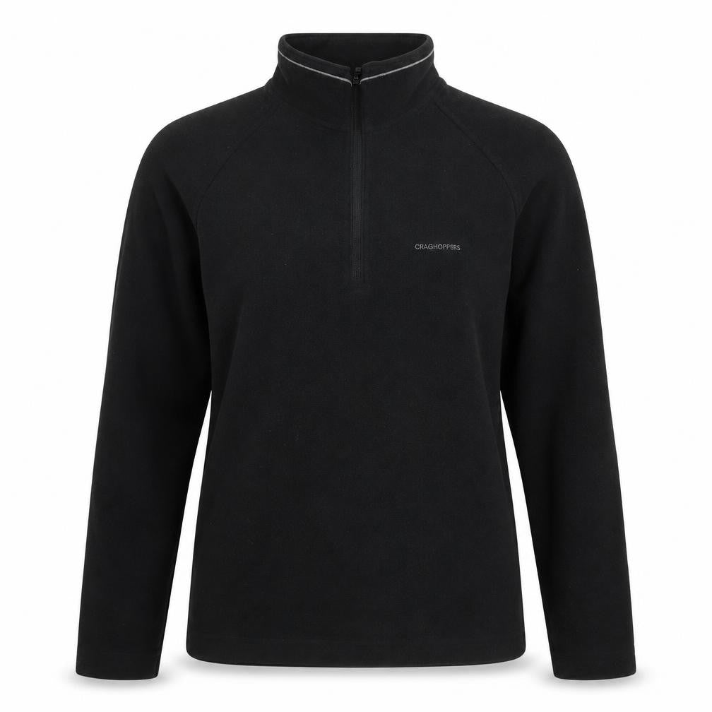 Womens UK 8 Regular Craghoppers Black Full Zip Sweatshirt