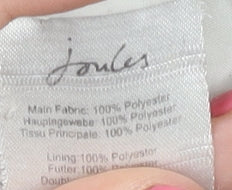 Joules Unisex Blue Basic Jacket M