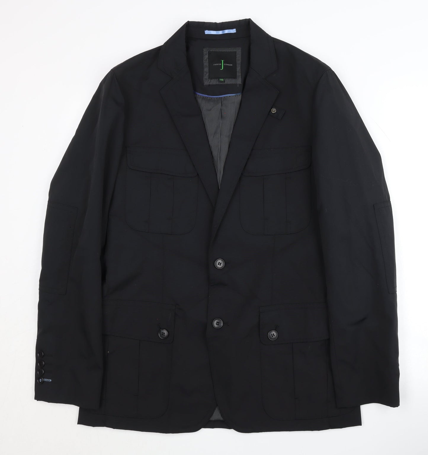 Jasper Conran Men's Black Blazer Size 38 Regular
