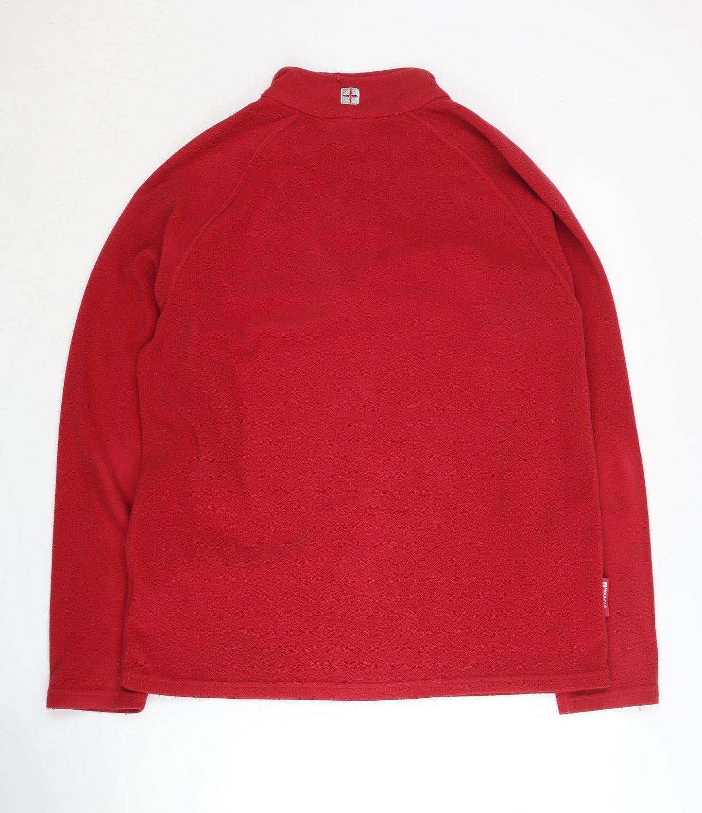 Mountain Warehouse Men's Red Fleece Pullover Sweatshirt M