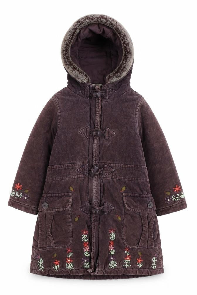 RJR.John Rocha Girls Brown Duffle Coat 3 Years