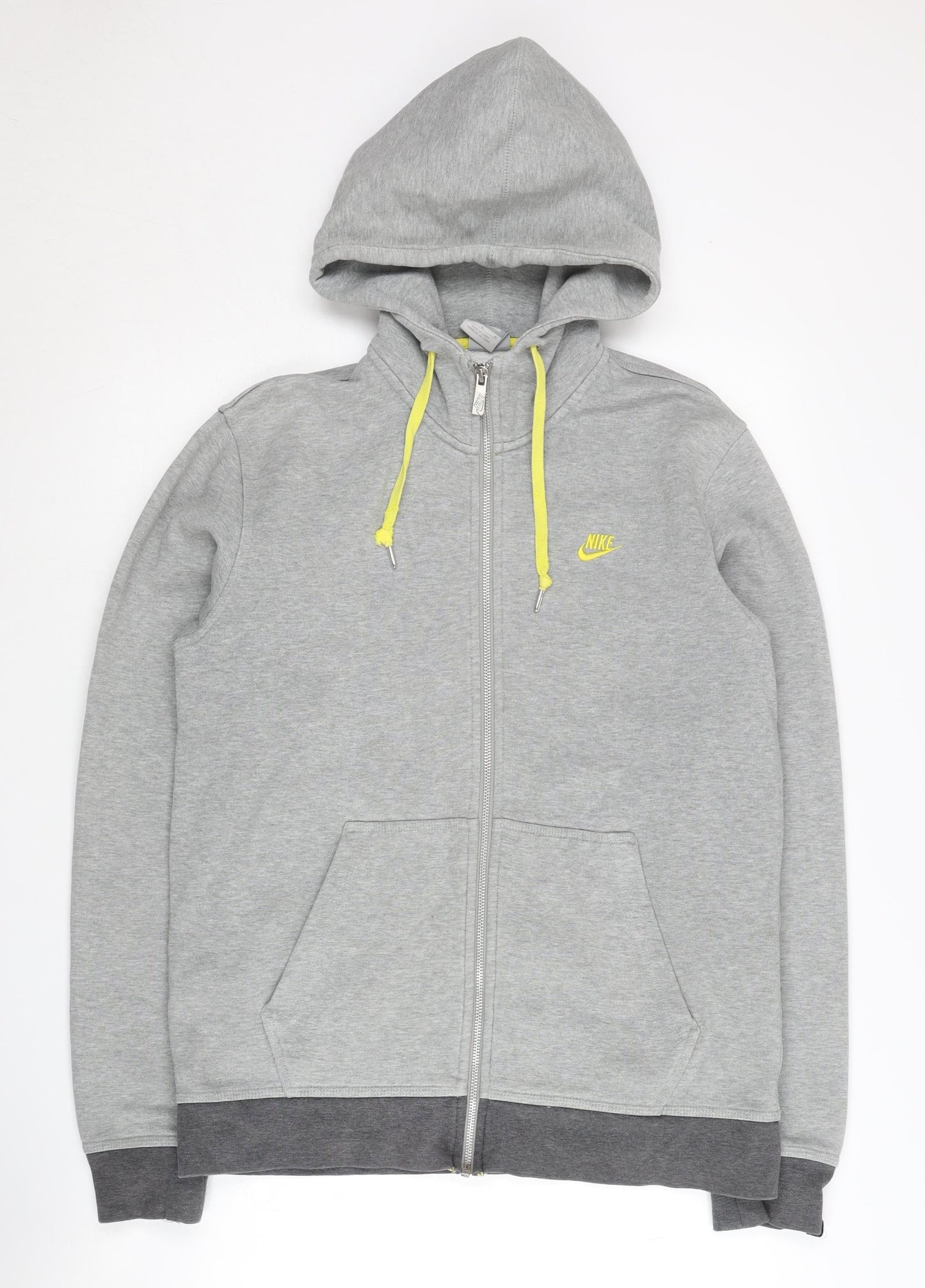 Nike Men's Grey Medium Full Zip Hoodie
