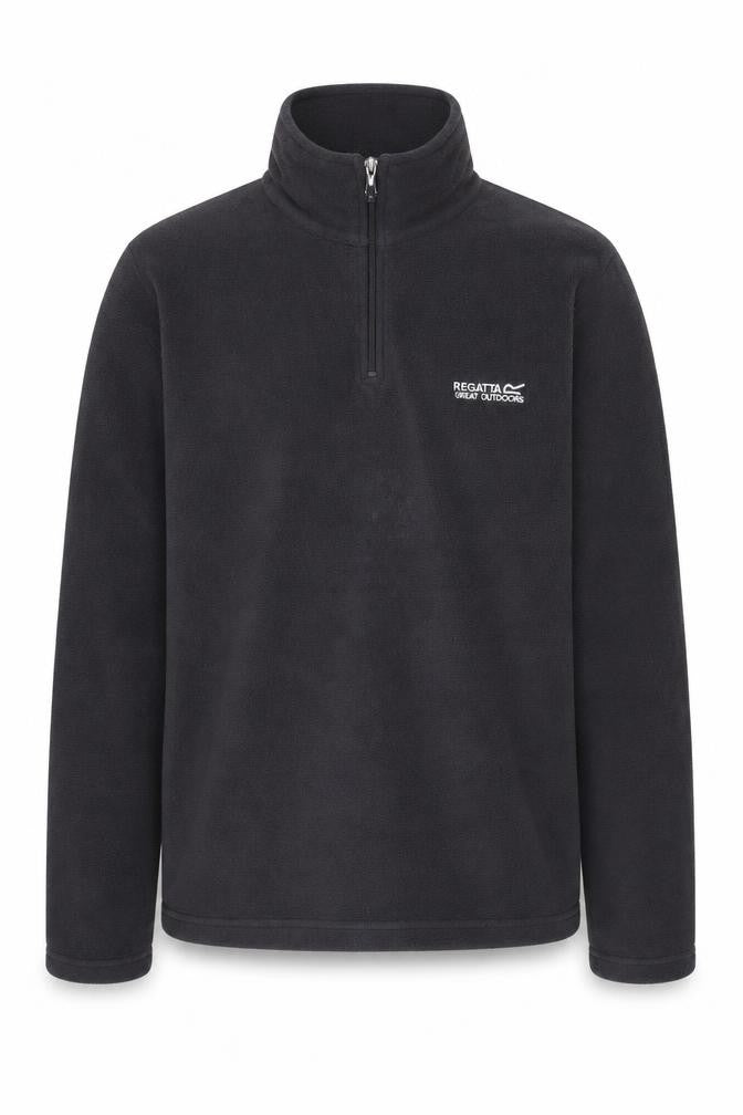 Mens UK S Regular Regatta Black Pullover Sweatshirt