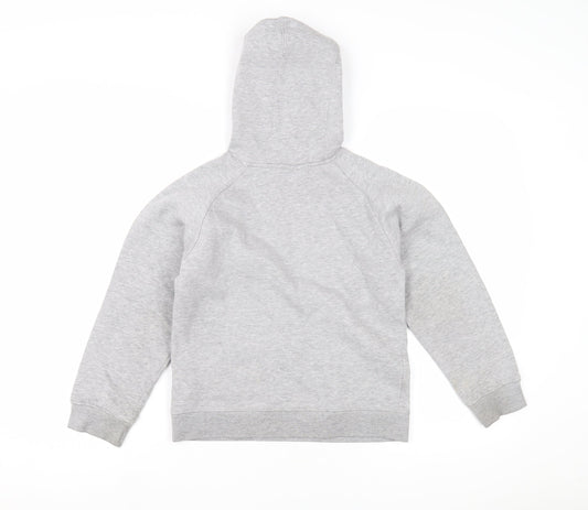 Nike Boys Grey Fleece Pullover Hoodie 9-10 Years