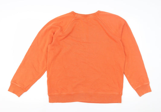 GapKids Boys Orange Baseball Logo Sweatshirt 13-14 Years